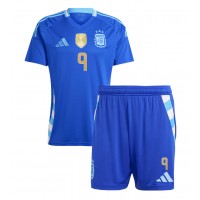 Camisa de time de futebol Argentina Julian Alvarez #9 Replicas 2º Equipamento Infantil Copa America 2024 Manga Curta (+ Calças curtas)